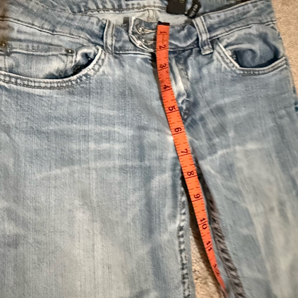 Buffalo David Bitton Light Blue Flare Jeans - Picture 3 of 10